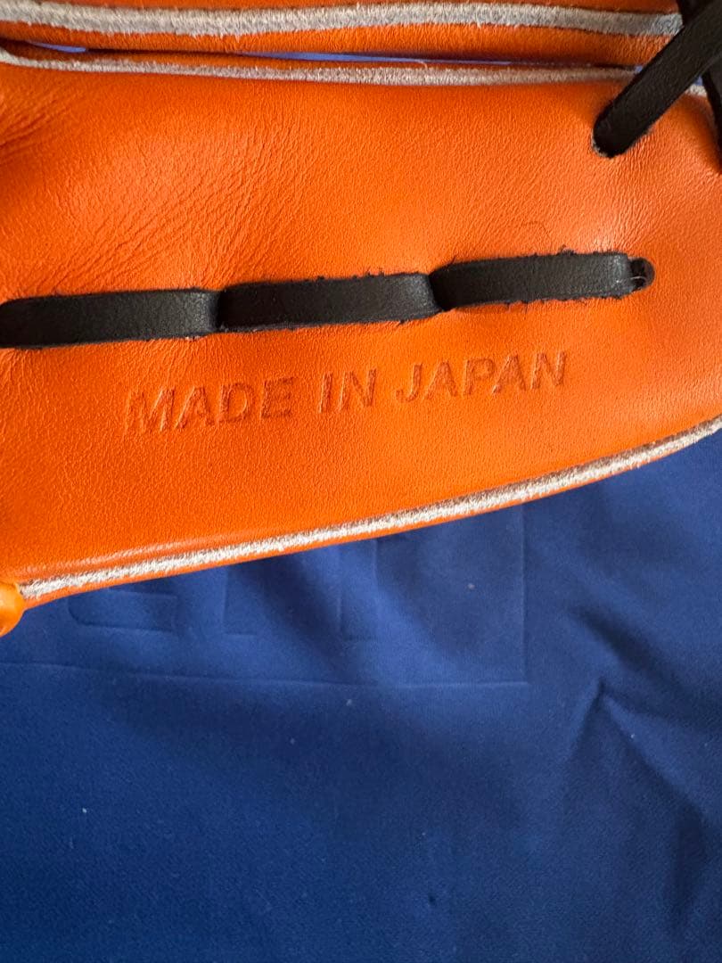 オマケ付き ザナックス 軟式内野手用グローブ オレンジ