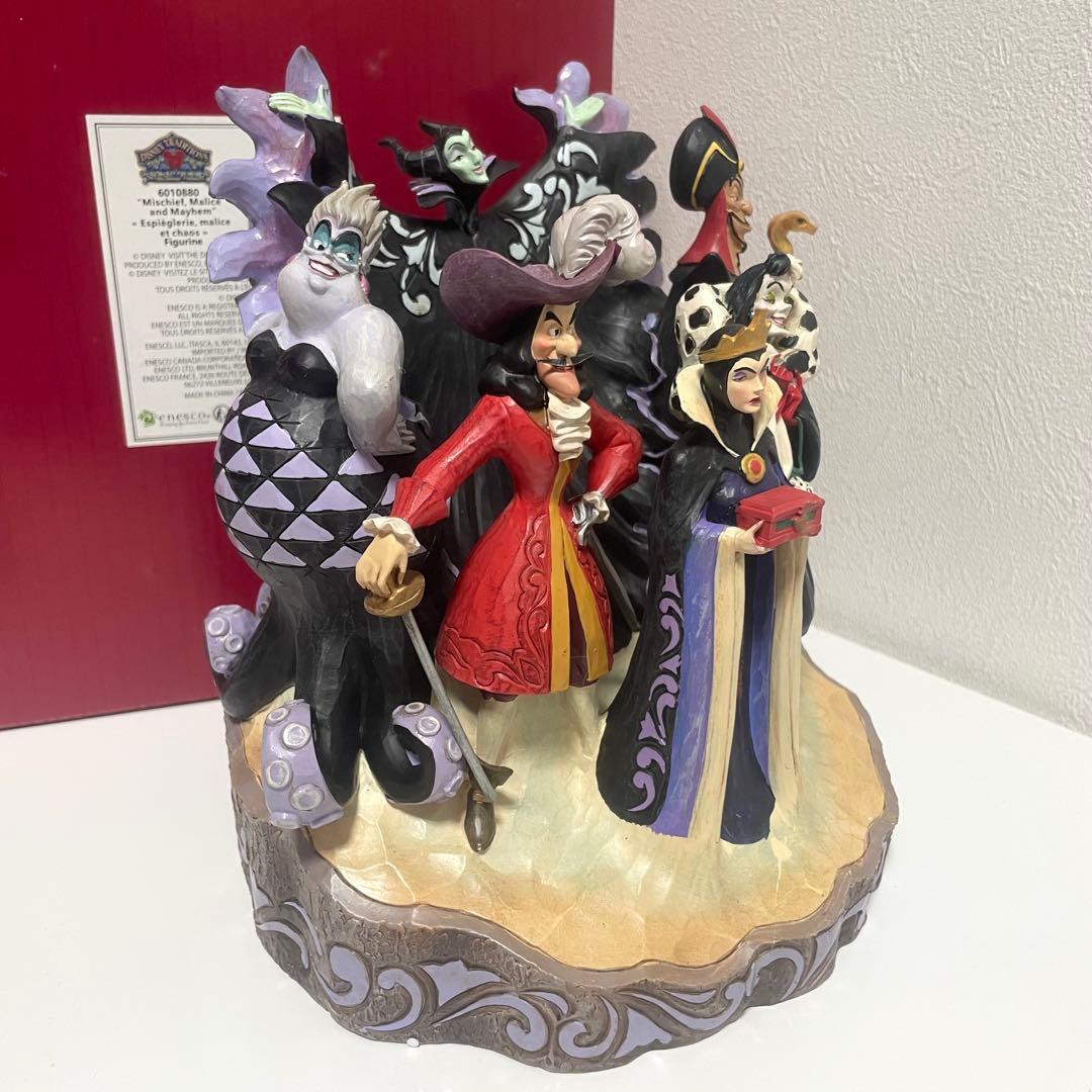ヴィランズ フィギュア ジムショア ディズニー トラディション 箱付き美品