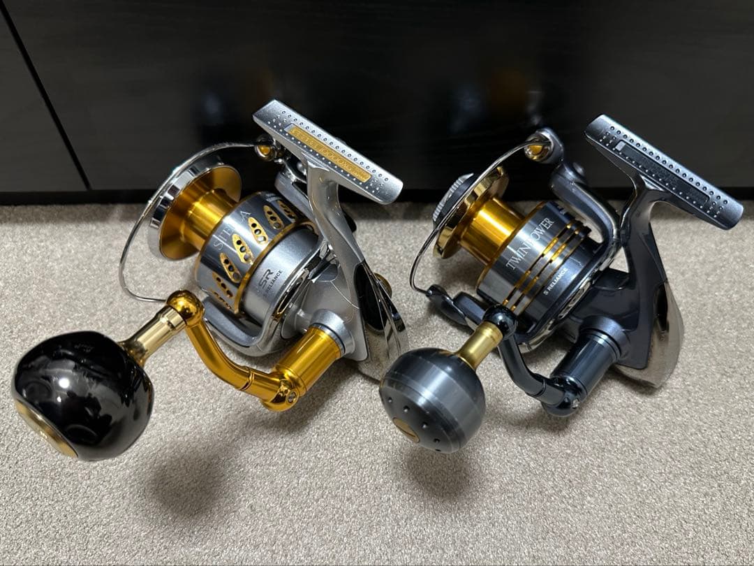 【中古】ヒラマサキャスティング、ジギング シマノ左巻きリールセット