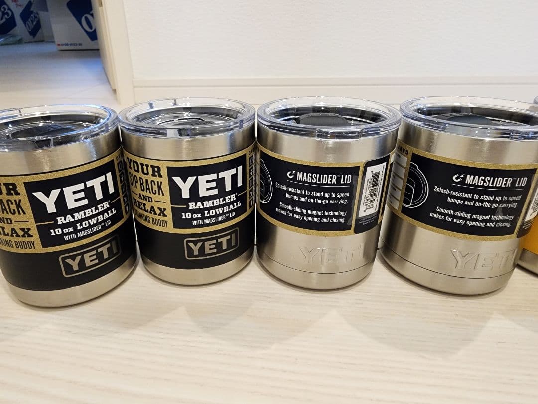 YETI Rambler 10 oz Lowball 9個セット蓋付+18oz