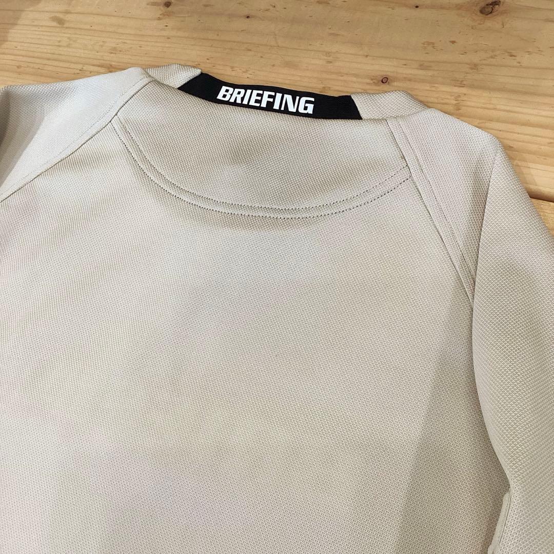 新品　BRIEFING STITCHED 3D LOGO CREWNECK L