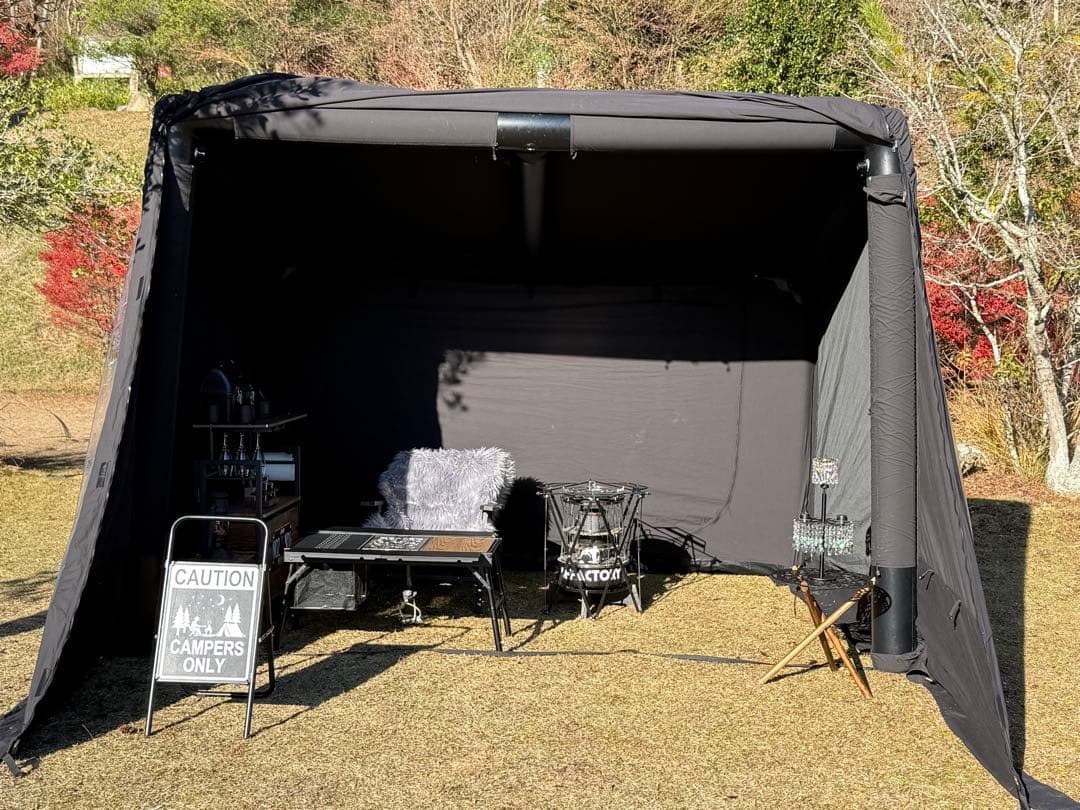 美品　BUNKER バンカー　エアテント　付属品付き