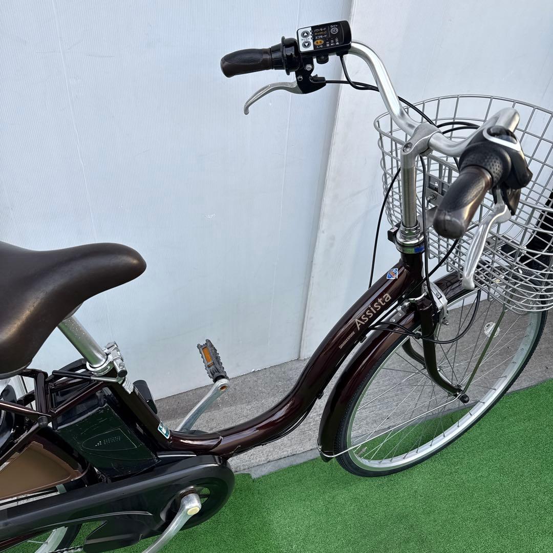 ブリヂストン電動アシスト自転車26インチ ブラウン