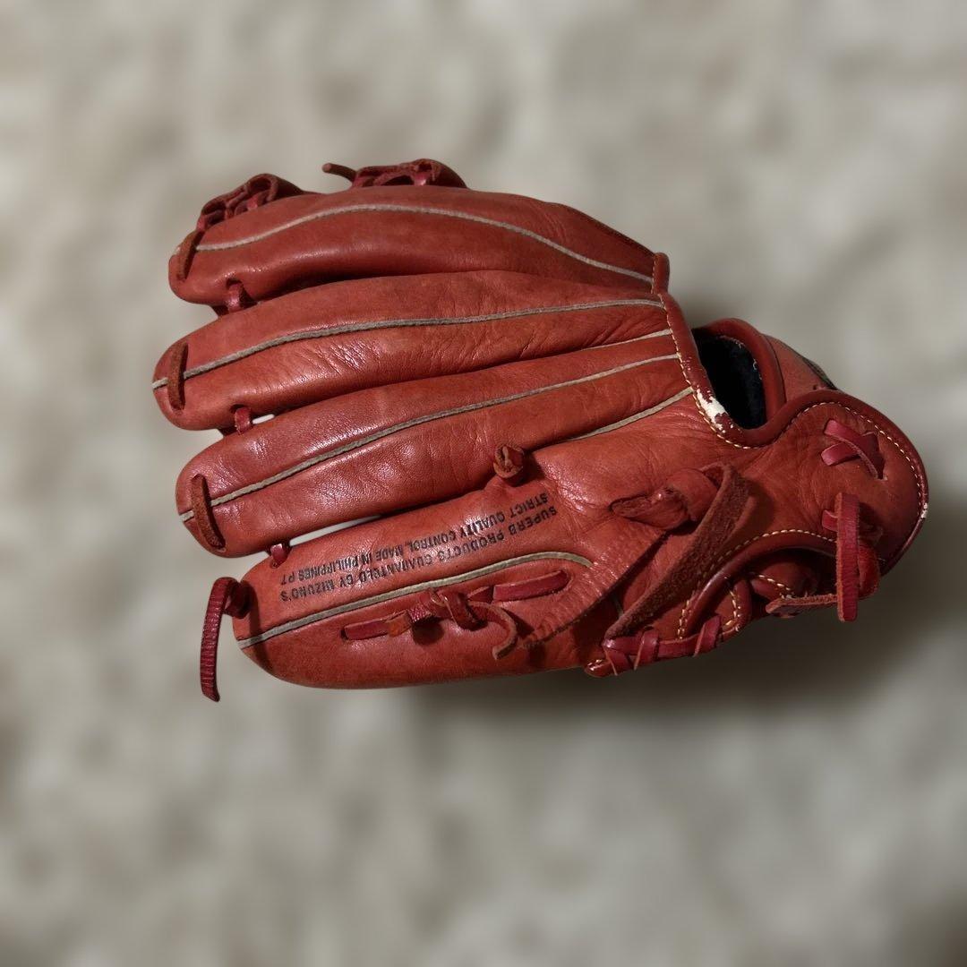 Mizuno Select Soft Plus 軟式グローブ レッド