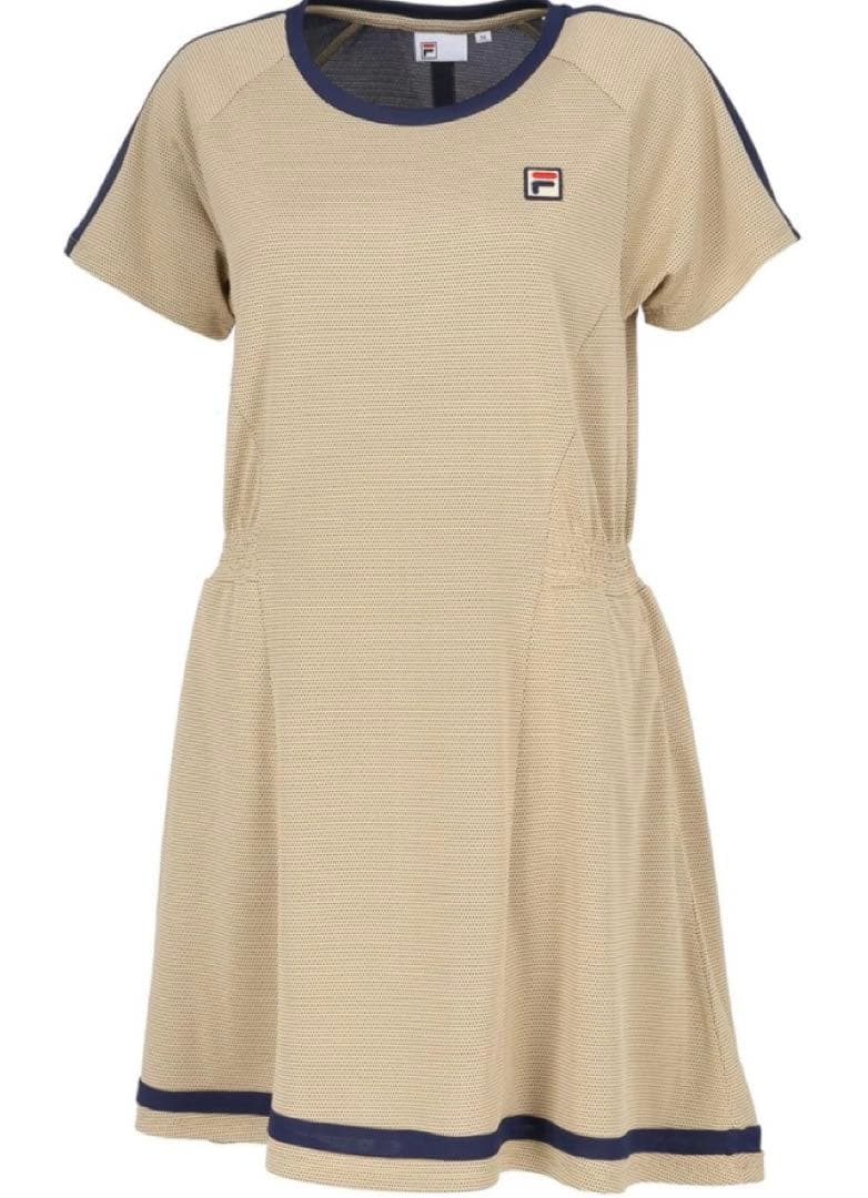 No.858 FILA 秋色beigeのゆったりꫛꫀꪝ✧‧˚ワンピ☆XL☆新品☆