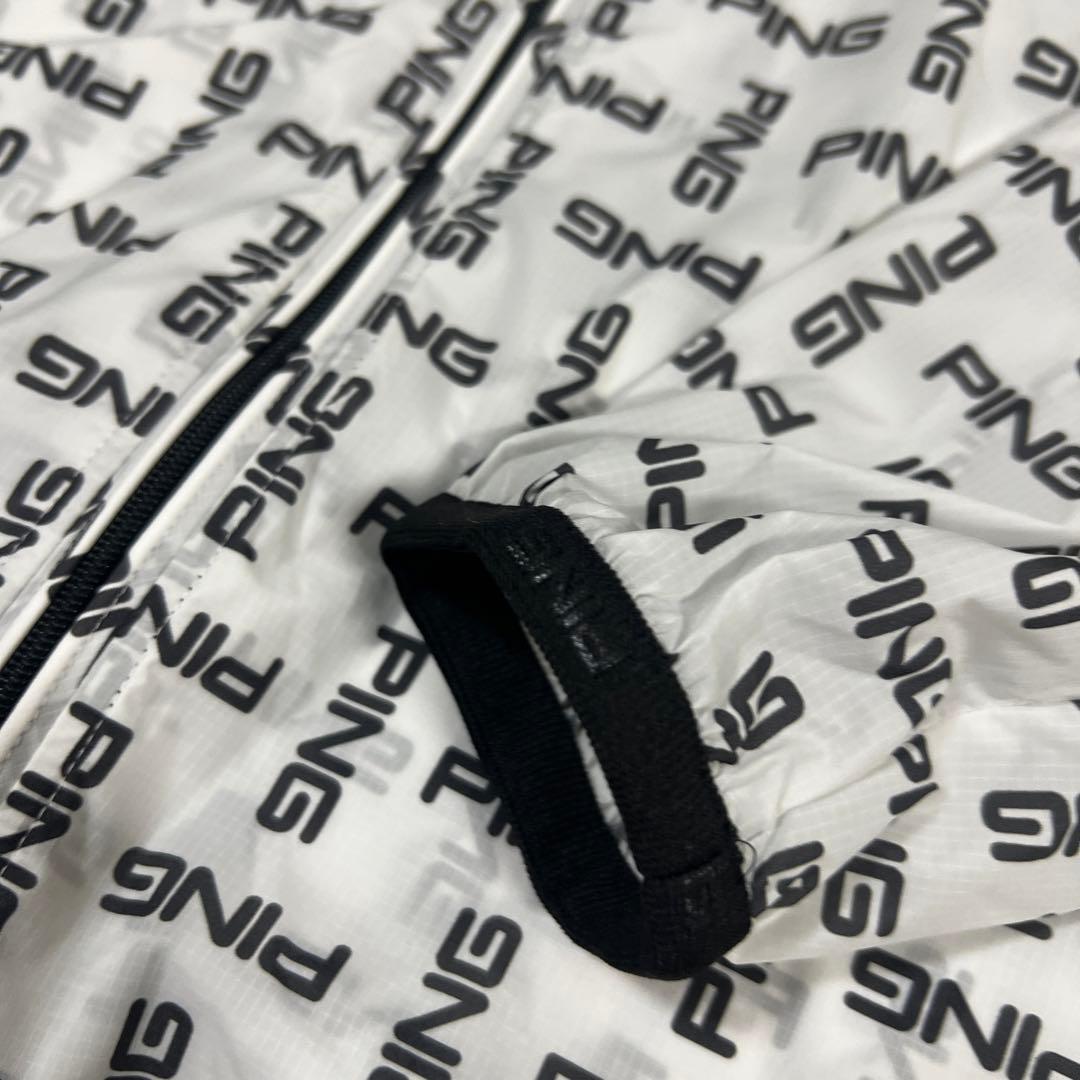 新品タグ付き未使用　PING フルジップ総柄ブルゾン