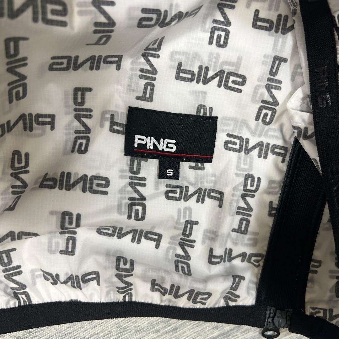 新品タグ付き未使用　PING フルジップ総柄ブルゾン