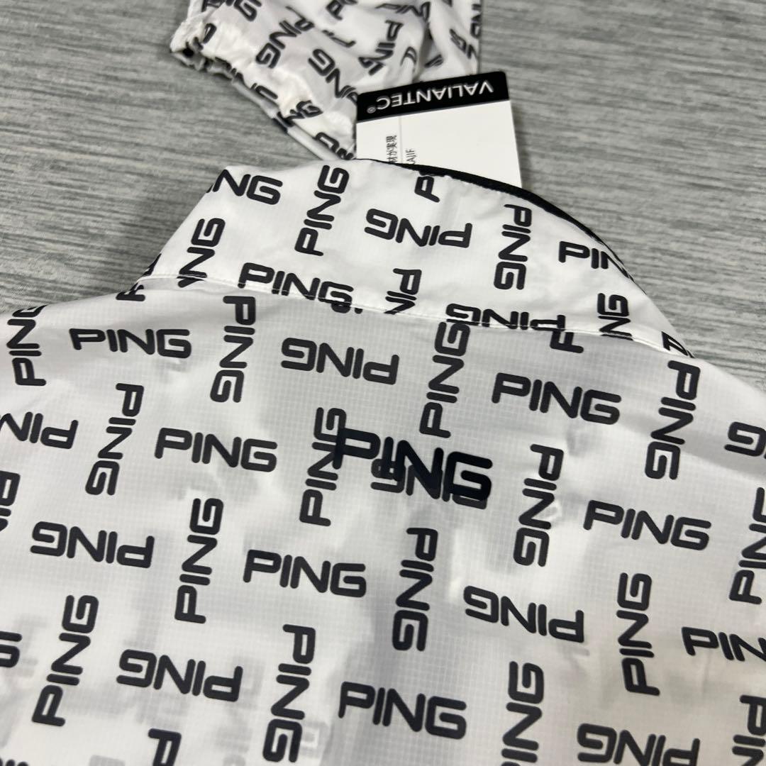 新品タグ付き未使用　PING フルジップ総柄ブルゾン
