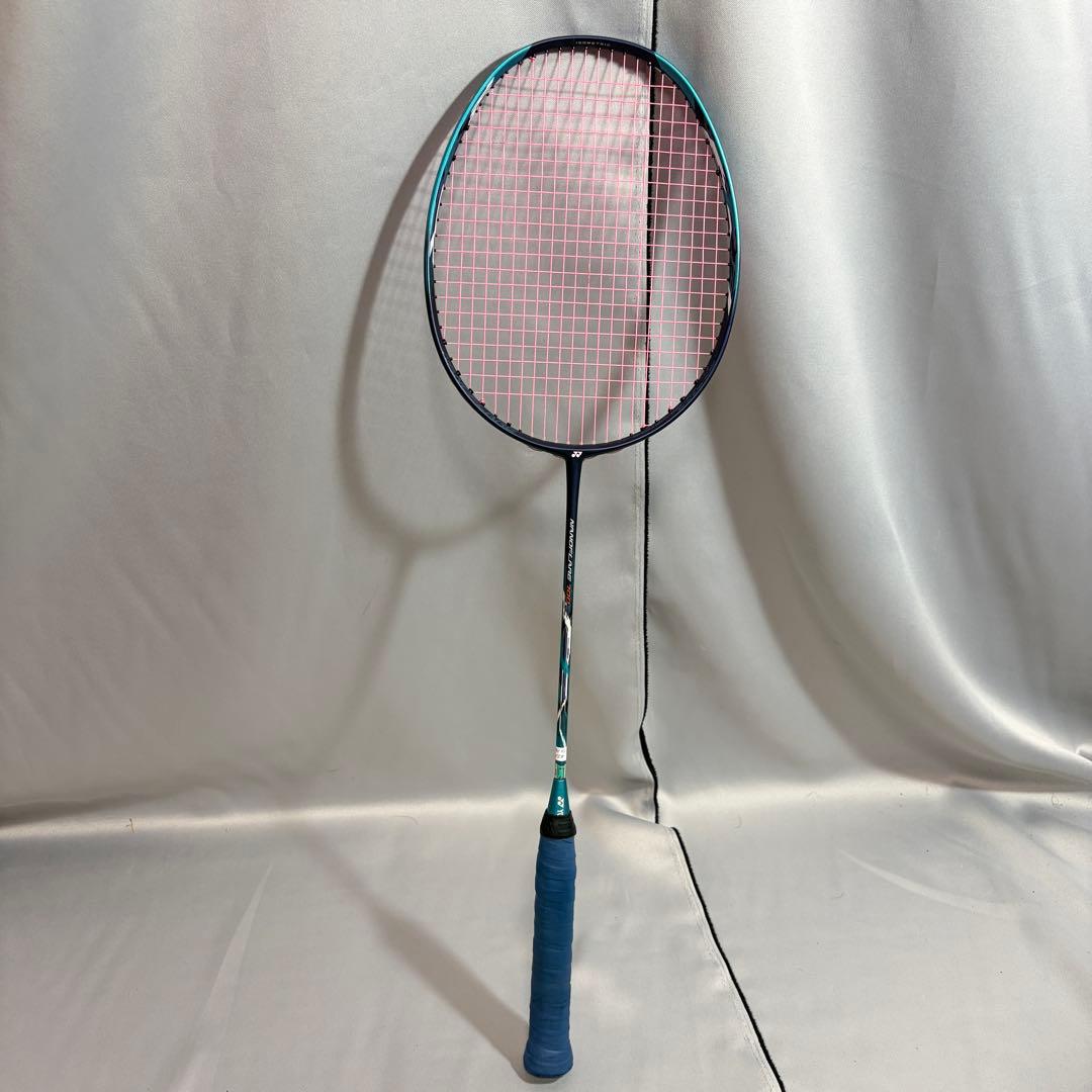 YONEX ナノフレア700 バドミントンラケット ネイビー 水色