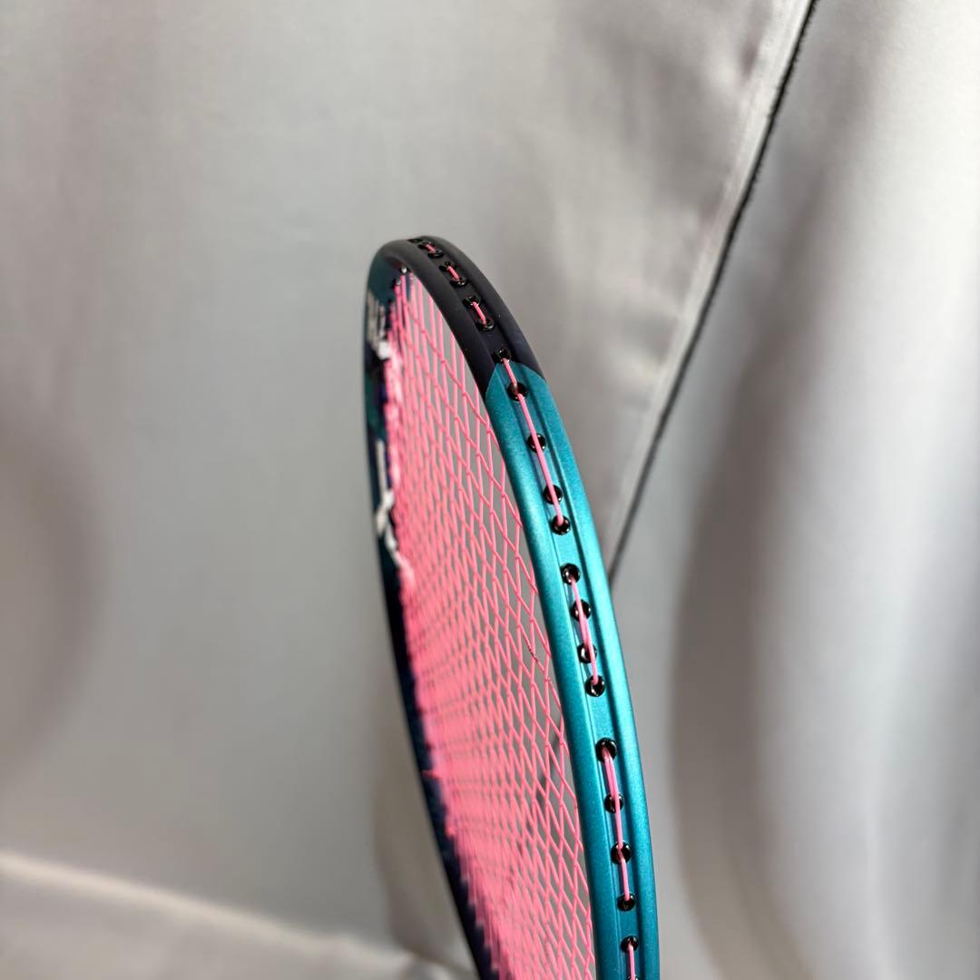 YONEX ナノフレア700 バドミントンラケット ネイビー 水色