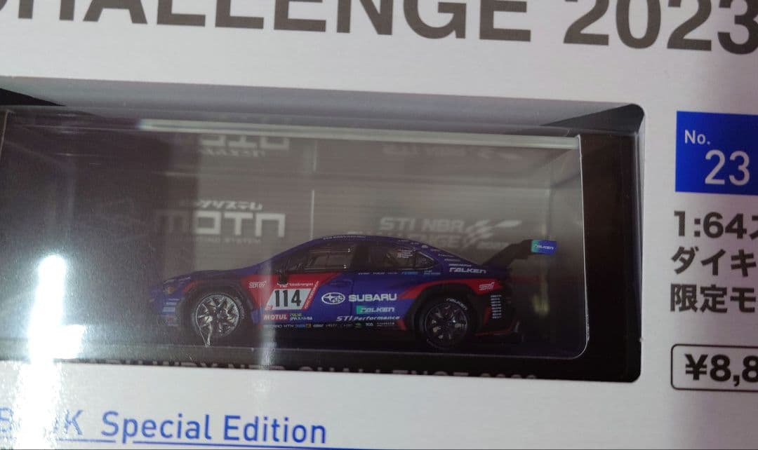 ミニカー KYOSHO SUBARU WRX NBR CHALLENGE 2023