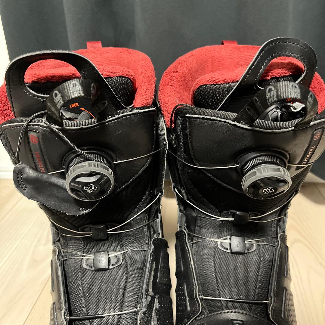 【極美品】SALOMON スノーブーツ 黒/赤 26.5cm