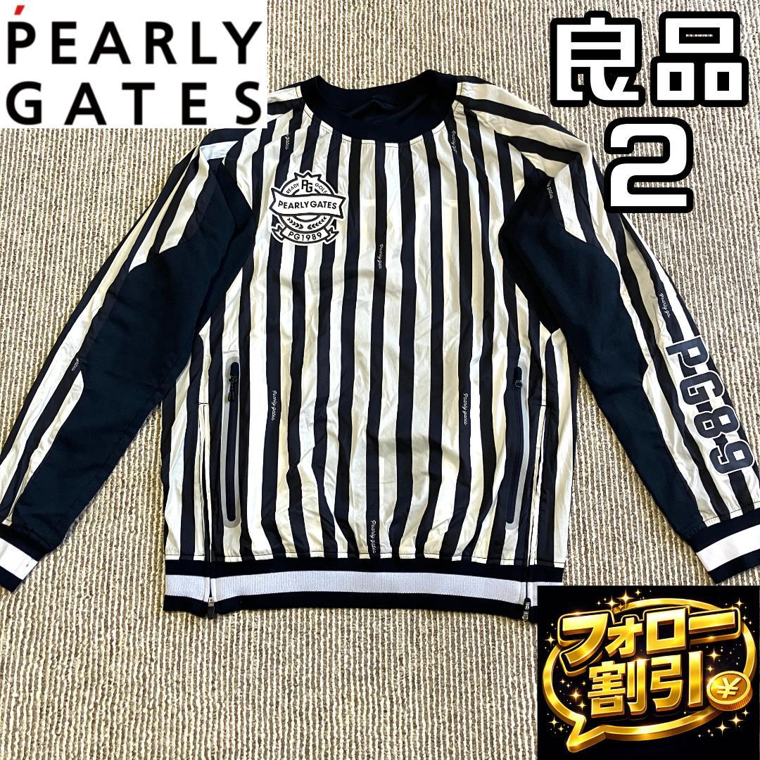 【フォロー割】 良品 パーリーゲイツ スニードジャック サイズ2 ストライプ
