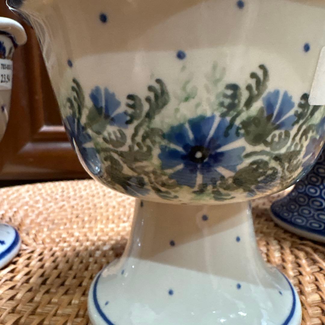 新品　ポーランド　ツェラミカ製　デザートカップ 3点　ポーリッシュポタリー　大