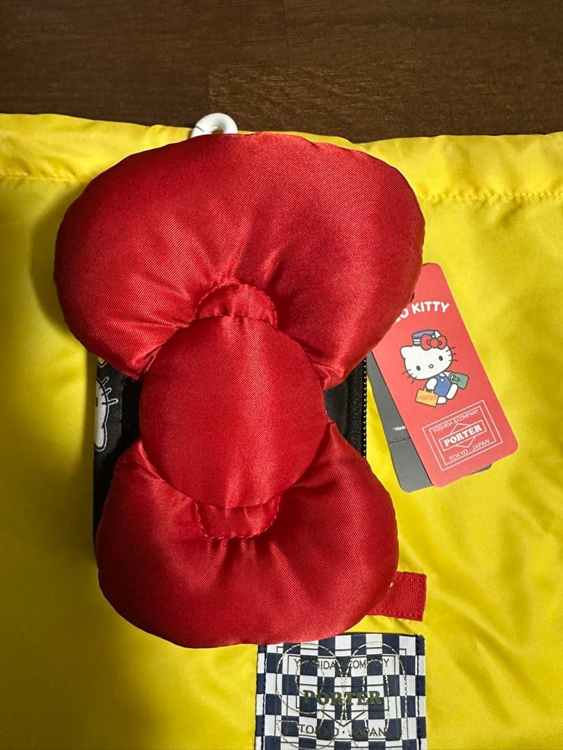 HELLO KITTY × PORTER マルチポーチ ブラック