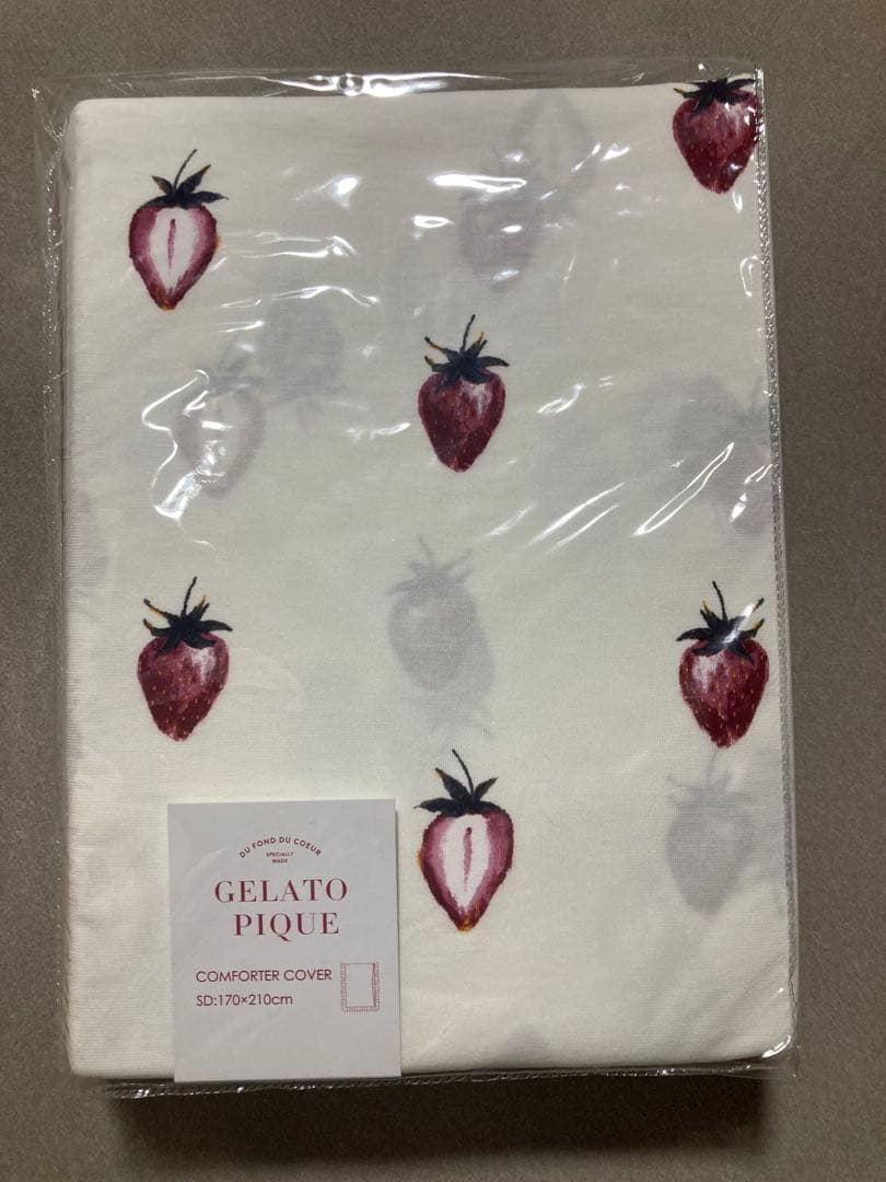 GELATO PIQUE セミダブルコンプフォーターカバー１点とピローケース2点