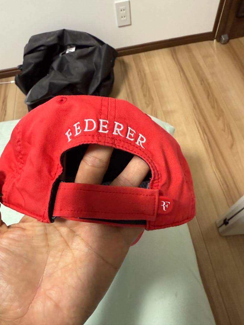 RF FEDERER 赤キャップ Nike ロジャーフェデラー　ナイキ　赤