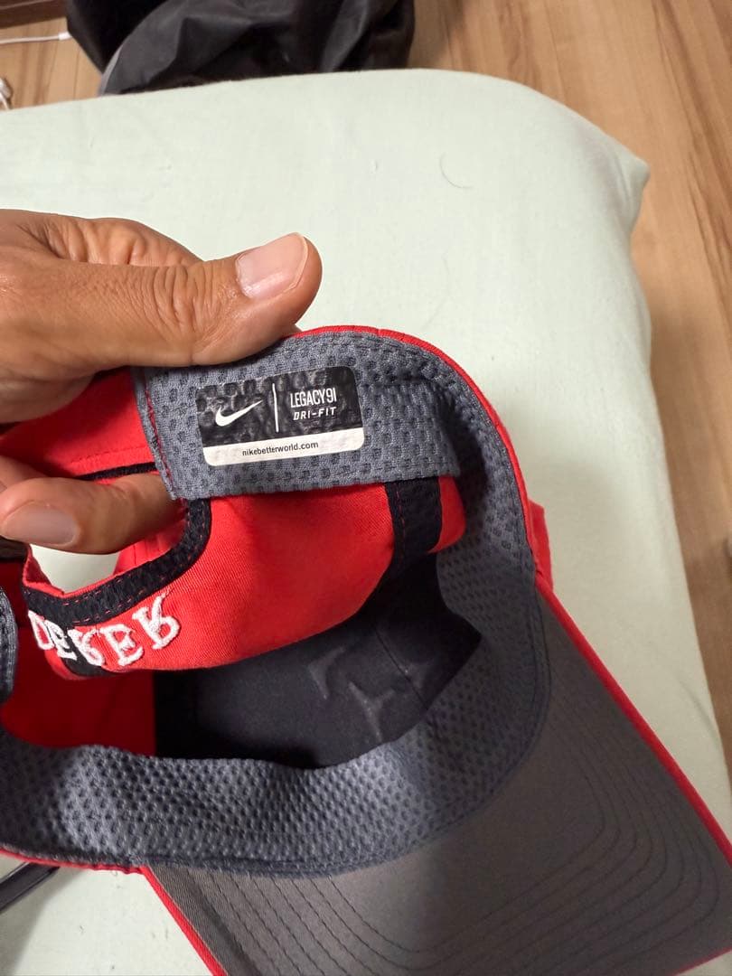 RF FEDERER 赤キャップ Nike ロジャーフェデラー　ナイキ　赤