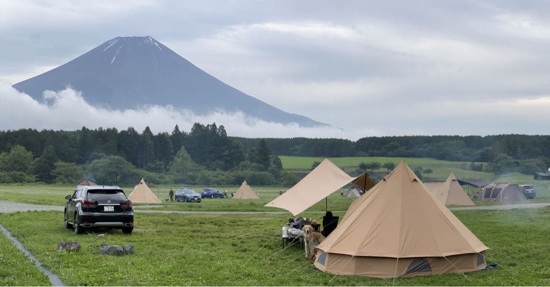 SOOMLOOM 4-6人用テント タープ カーキ ポール付き