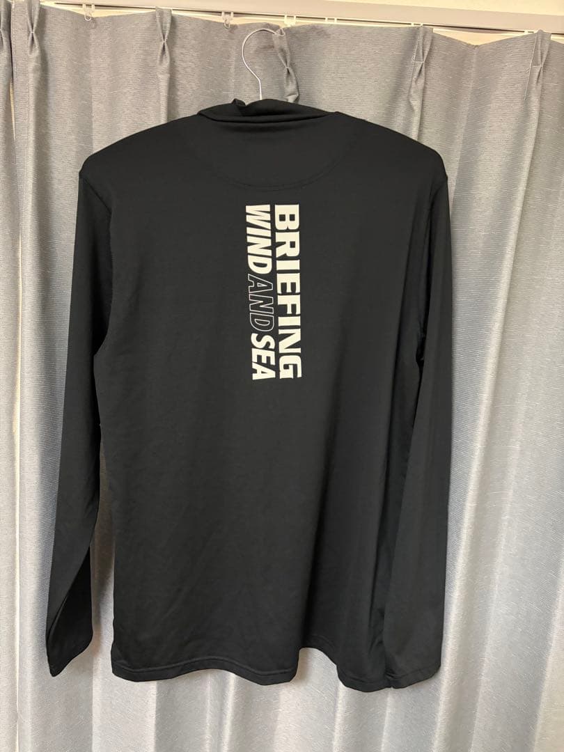 BRIEFING wind and sea モックネックシャツ 長袖