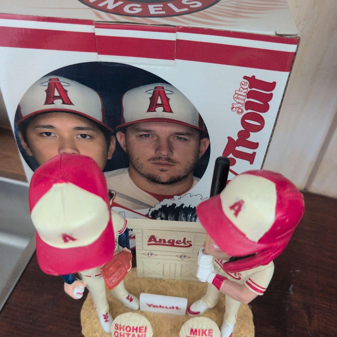 最終値下げ　非売品　大谷翔平　マイク・トラウト ボブルヘッド