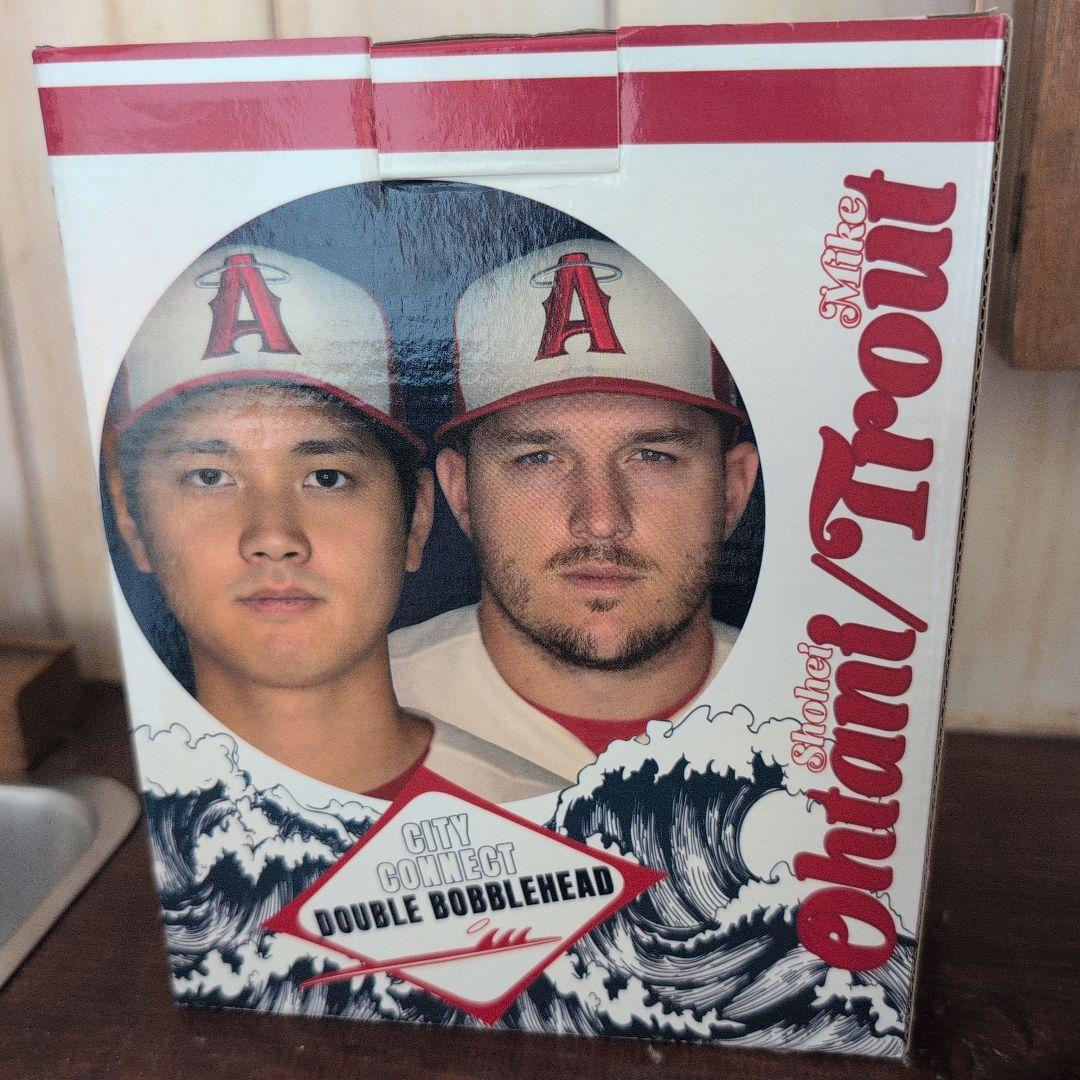 最終値下げ　非売品　大谷翔平　マイク・トラウト ボブルヘッド