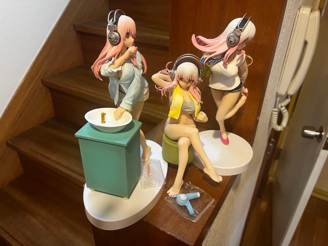 【箱無し】すーぱーそに子 生活密着シリーズ 3体セット