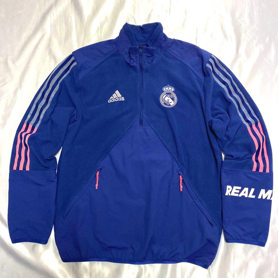 adidas レアルマドリード 20/21 フリース 長袖 トレーニングトップS