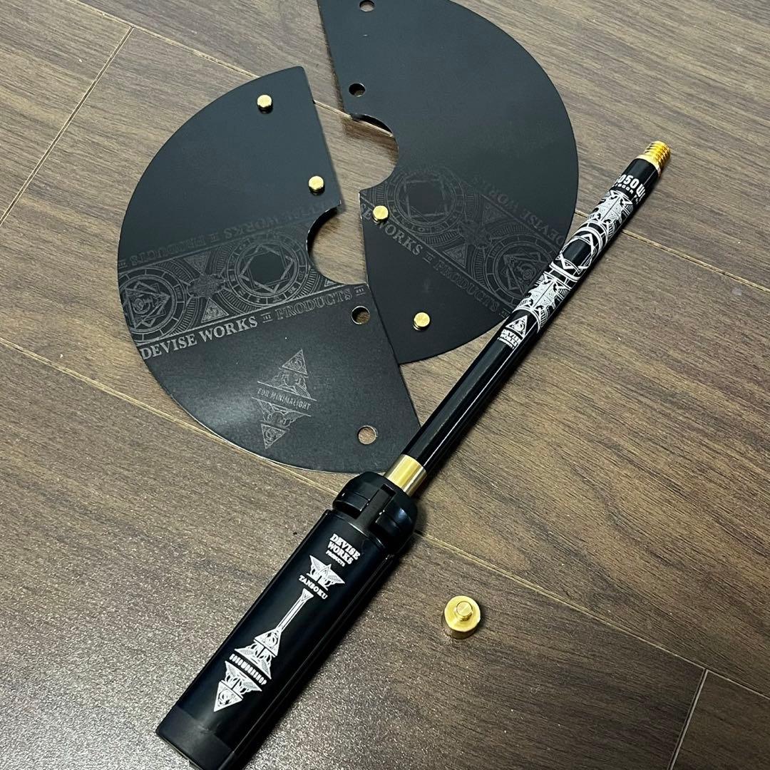 DEVISEWORKS×5050WORK ミニ三脚＋追加の棒150＋KASA