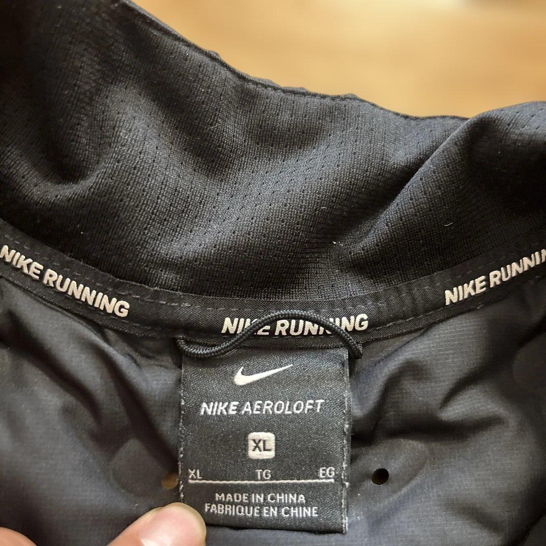 Nike ナイキ　エアロスイフト　ダウンベスト　ブラック
