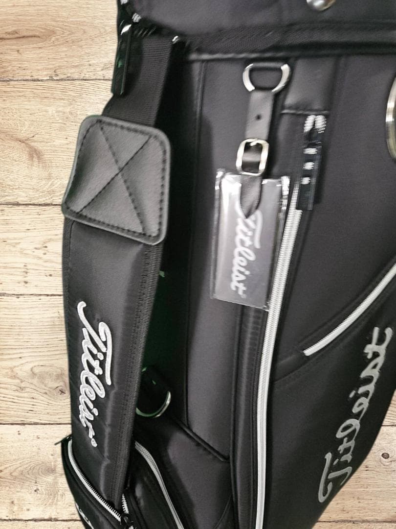 【新品未使用】NEW！Titleist ハンドルキャリー付きゴルフバッグ BK