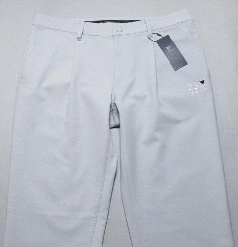 新品 23区GOLF　秋冬 ストレッチ 1タックテーパードパンツ/W90