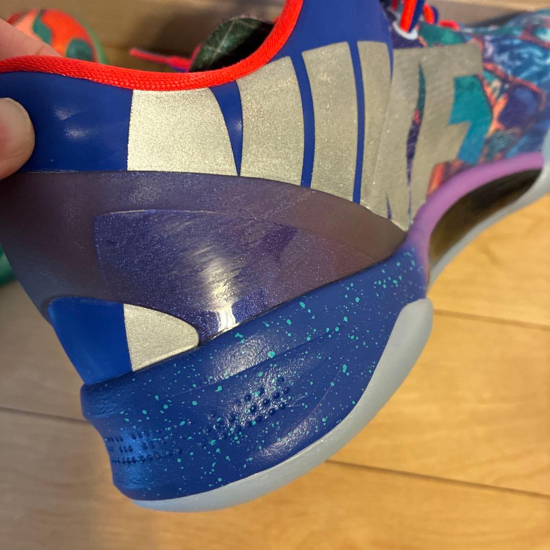 美品！Nike Kobe8 レッド/グリーン/ブルー 予備シューレース付き