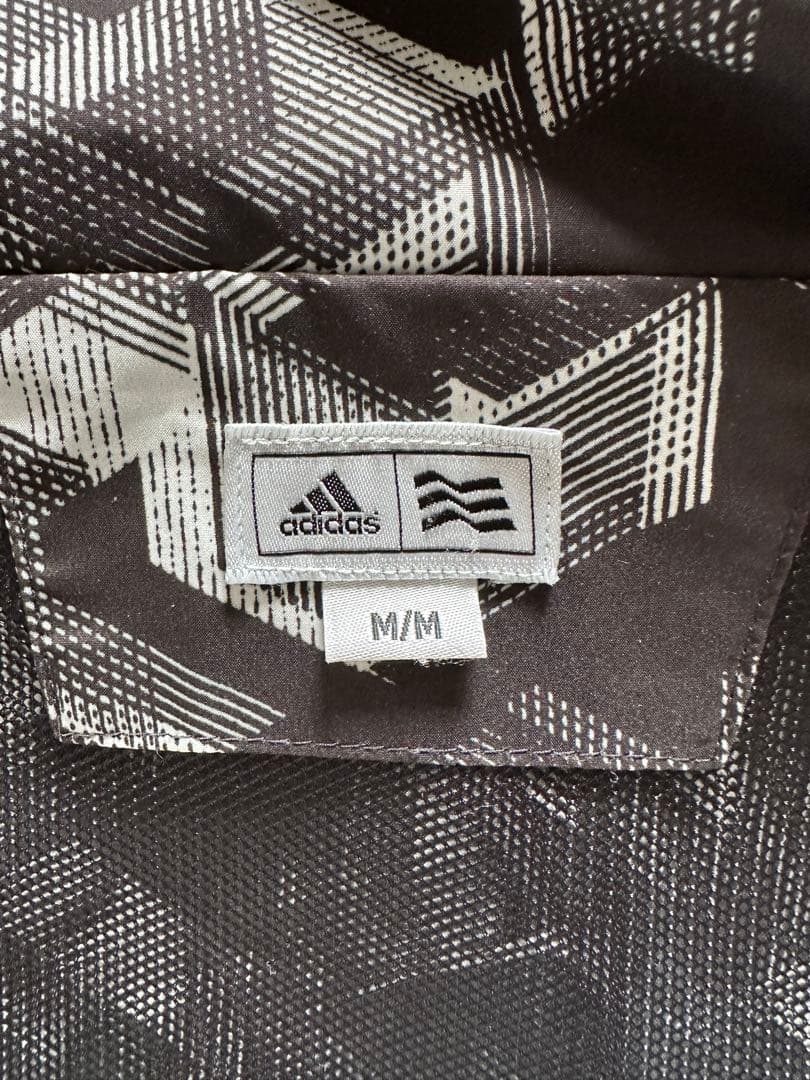 adidas アディダスゴルフ　2wayウィンドブレーカー M ナイロン　　黒