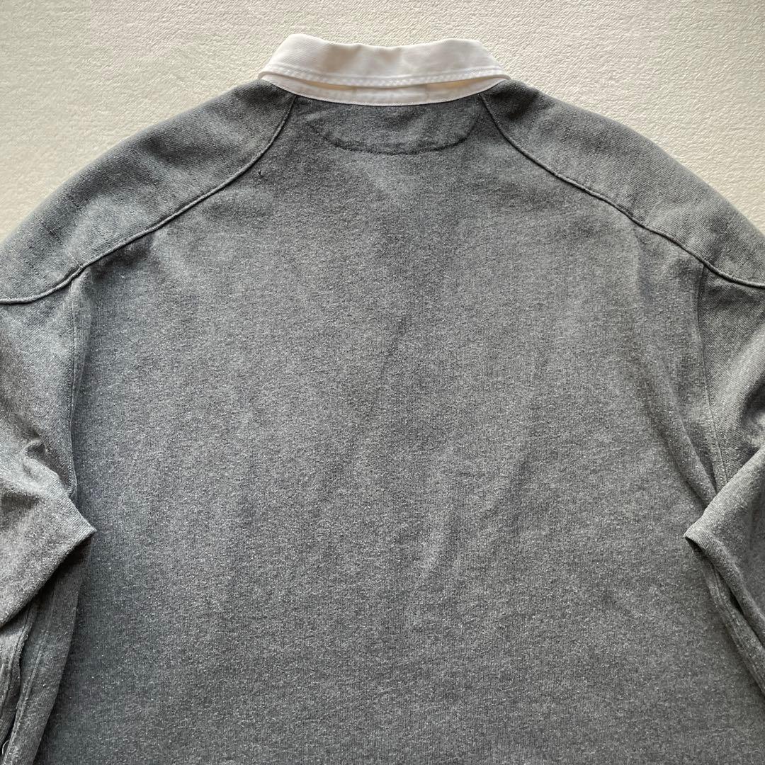 訳あり Polo by Ralph Lauren ラガーシャツ グレー XL