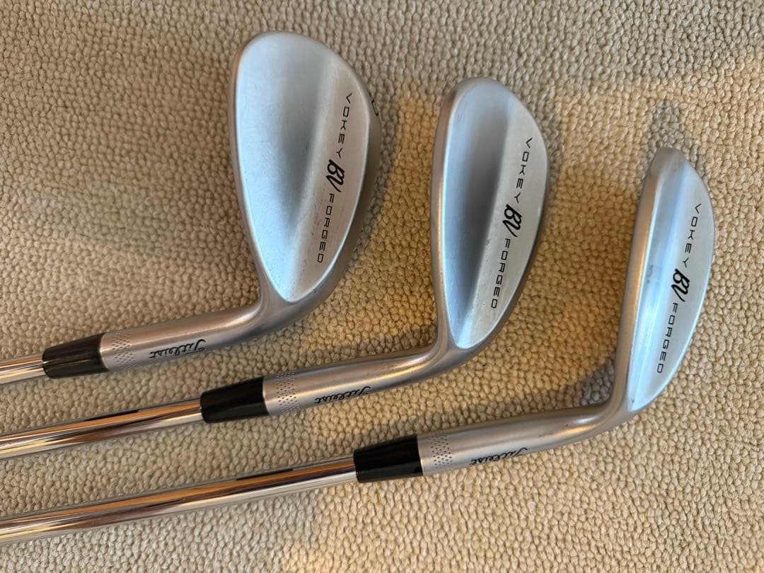【超美品】タイトリスト2025 VokeyForged ウェッジ 3本セット