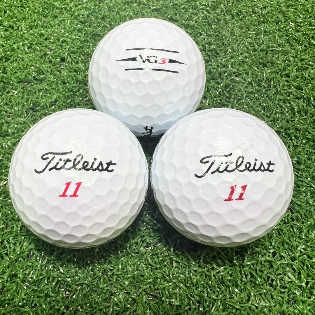 【S02】Titleist VG3 白 年式混合 ロストボール 24球