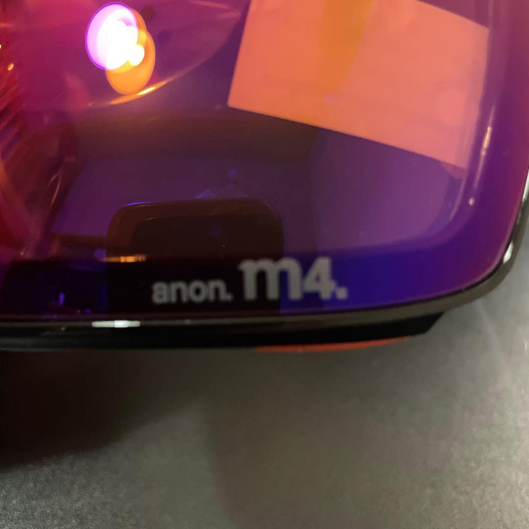 新品　anonゴーグルm4 バイオレット