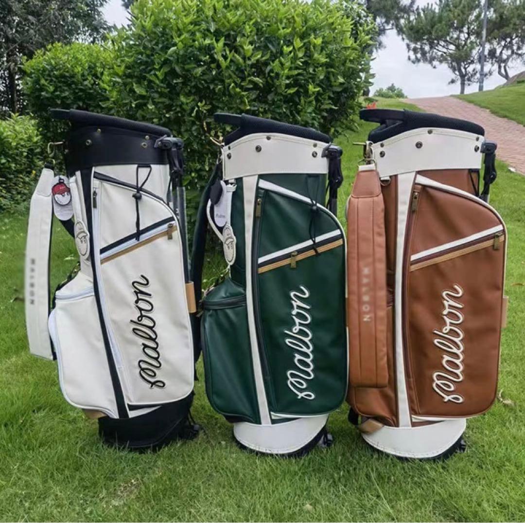 特価：漁師キャディバッグ 帽子袋 ボーケイ キャディバッグ PUレザー スポーツ