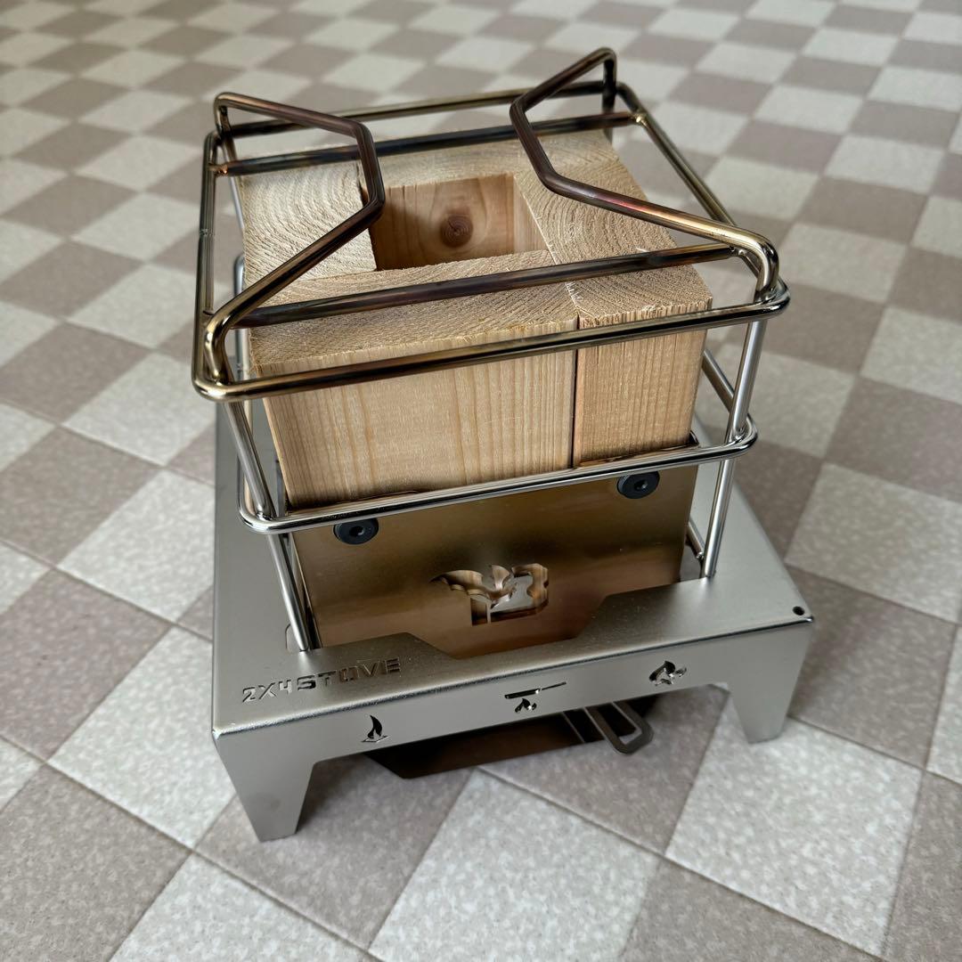 「2X4 STOVE」アウトドアコンロ 吹火台（ふきびだい）