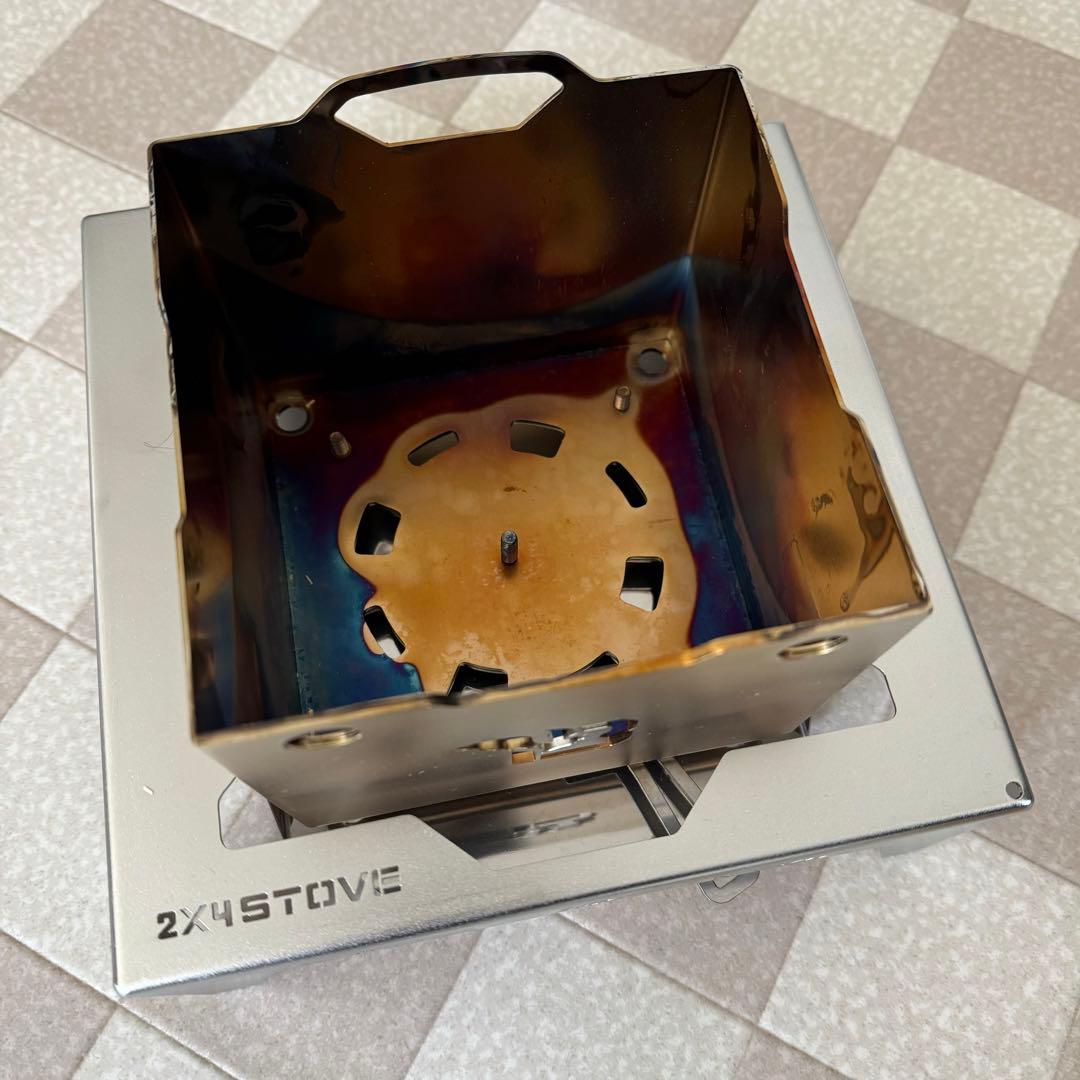「2X4 STOVE」アウトドアコンロ 吹火台（ふきびだい）