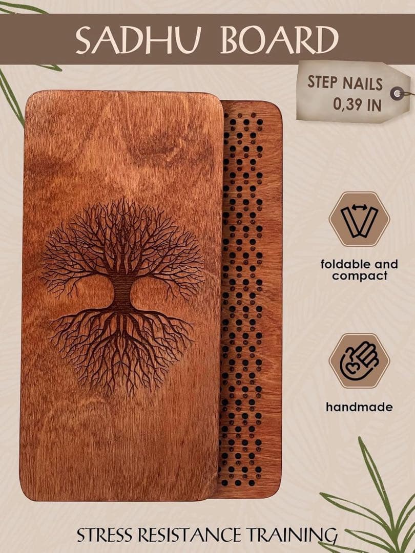 Sadhu Board 木製 ストレス耐性トレーニング