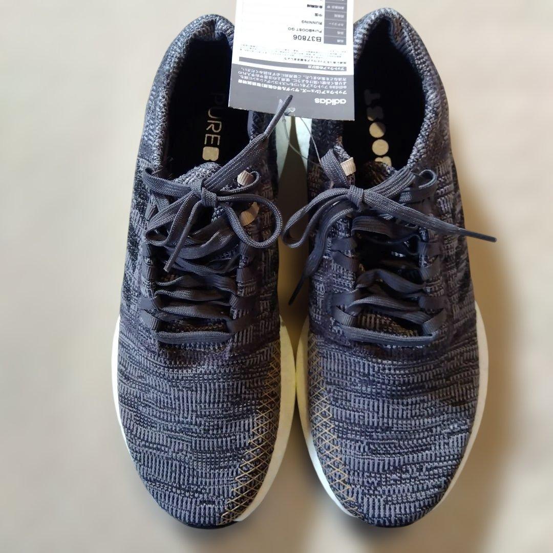 週末出品★新品adidas PureBOOSTグレー スポーツシューズ 26cm