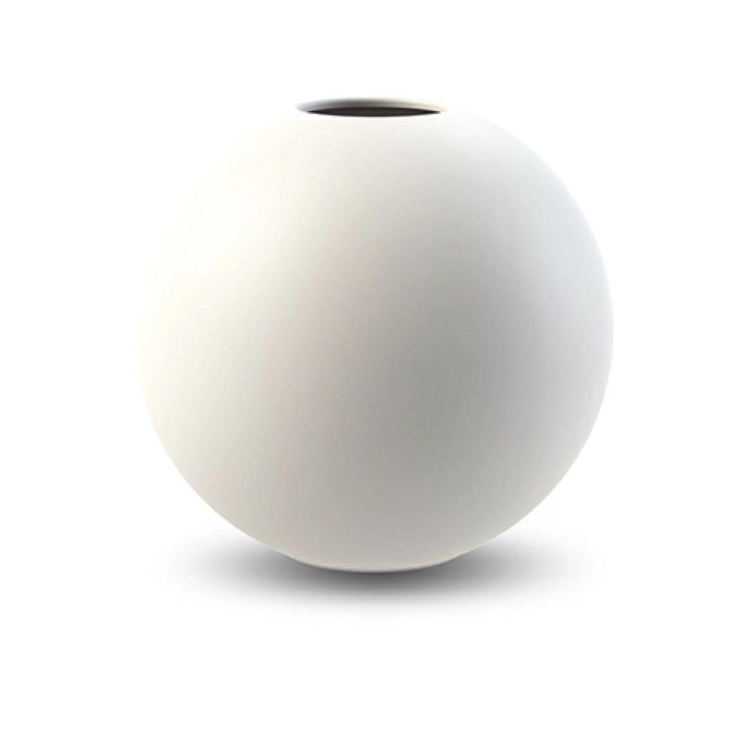 cooee design ボールベース　ホワイト　20cm 花瓶　フラワーベース
