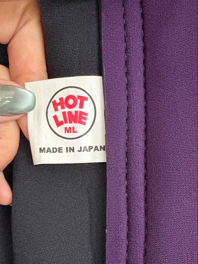 【超美品】 HOTLINE 国産 ロング タッパー フロントジップ2mm ML