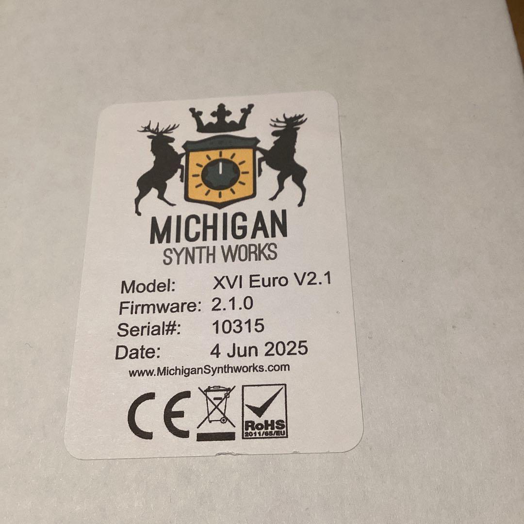 Michigan Synth Works XVI Euro モジュラーシンセ
