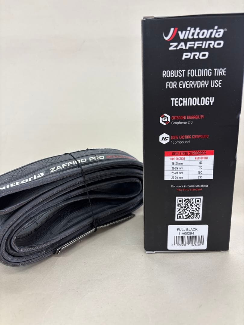 346【新品】vittoria　ZAFFIRO PRO　クリンチャータイヤ　2本