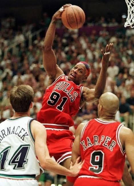 【良品】 NBA デニス・ロッドマン　ブルズ JORDAN ユニフォーム　バスケ