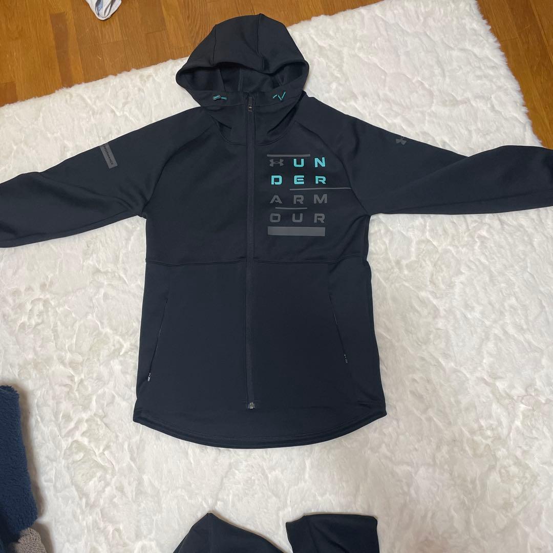 UNDER ARMOUR ジャージ上下セット ブラック
