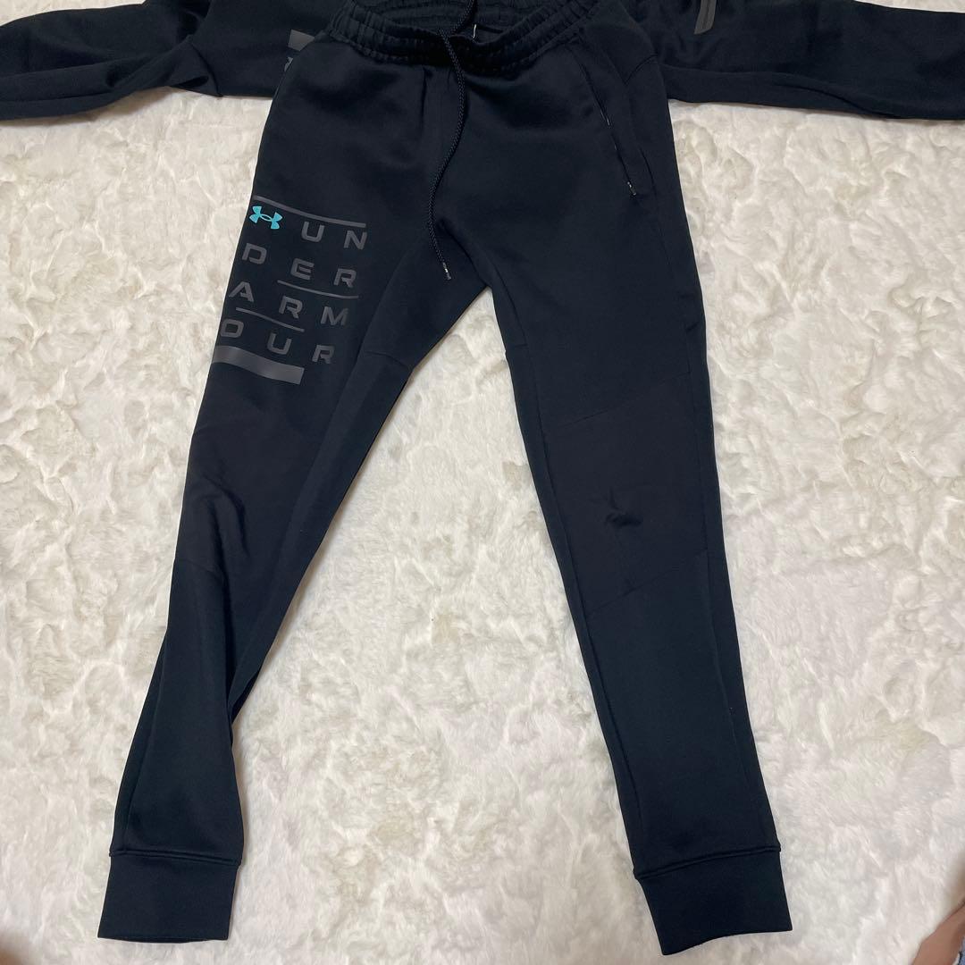 UNDER ARMOUR ジャージ上下セット ブラック